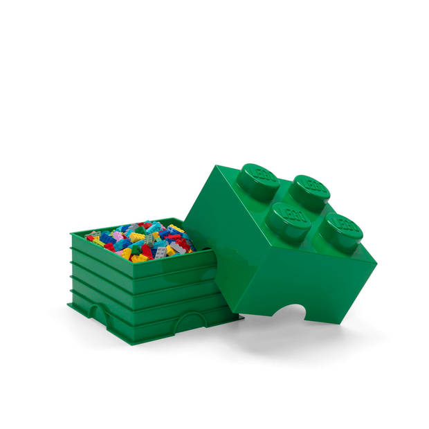 Lego - Opbergbox Brick 4 - Polypropyleen - Groen