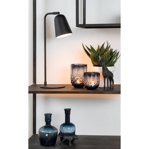 Light & Living - Tafellamp SALOMO - Ø16x48cm - Zwart