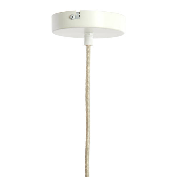 Light & Living - Hanglamp ZUBEDA - Ø38.5x28cm - Wit