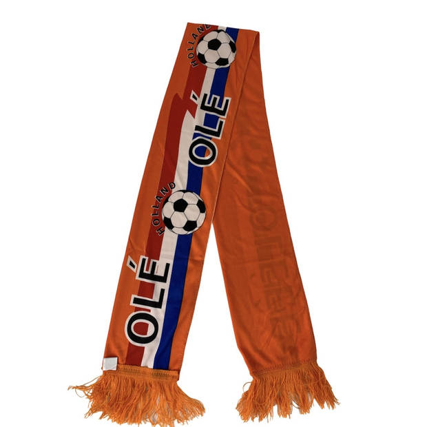Oranje Sjaal EK/WK Voetbal - lengte 140 cm