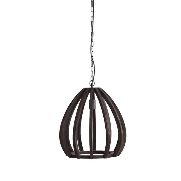 Light & Living - Hanglamp BARSIA - Ø40x42cm - Bruin