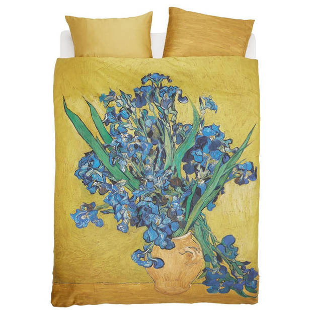 Beddinghouse x Van Gogh dekbedovertrek Irises - Geel - Lits-jumeaux 240x200/220 cm