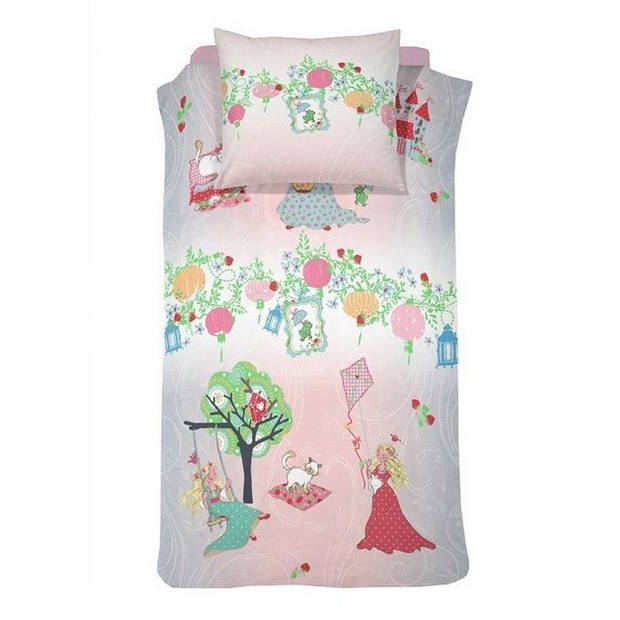 Cinderella Kids Dekbedovertrek Dreamland - Roze - 1-Persoons 140x200 cm