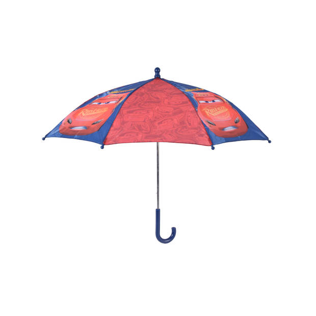 Dark Blue & Red Umbrella 55.5cm Length Metal & Polyester Non-Automatic 68cm Width Umbrella for Children from 3