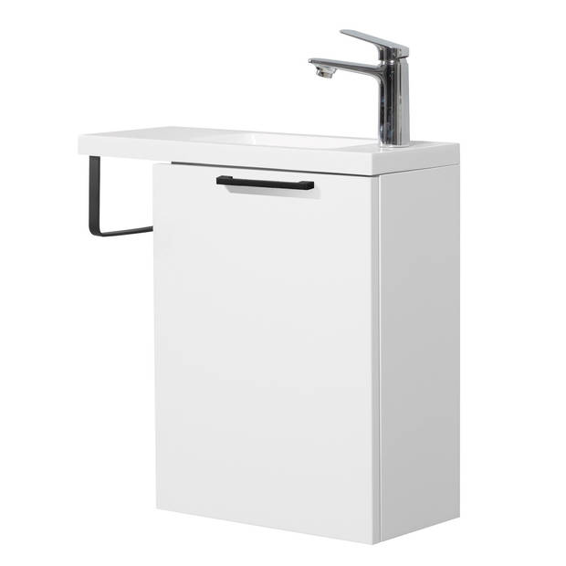 Badplaats Toiletmeubel Neves 55cm - hoogglans wit