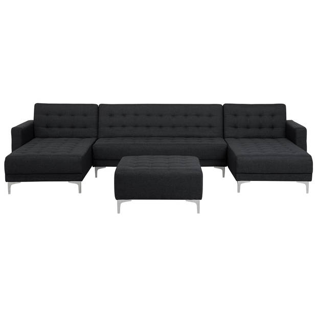 Beliani ABERDEEN - Modulaire Sofa-Grijs-Polyester