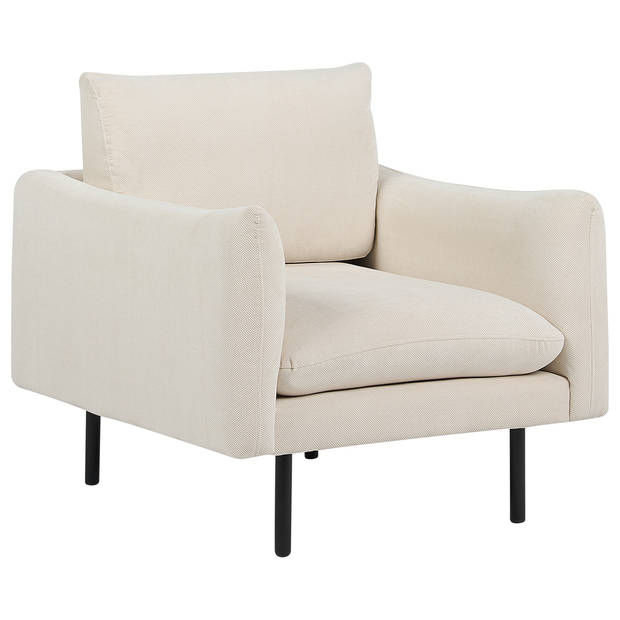 Beliani VINTERBRO - Fauteuil-Beige-Polyester