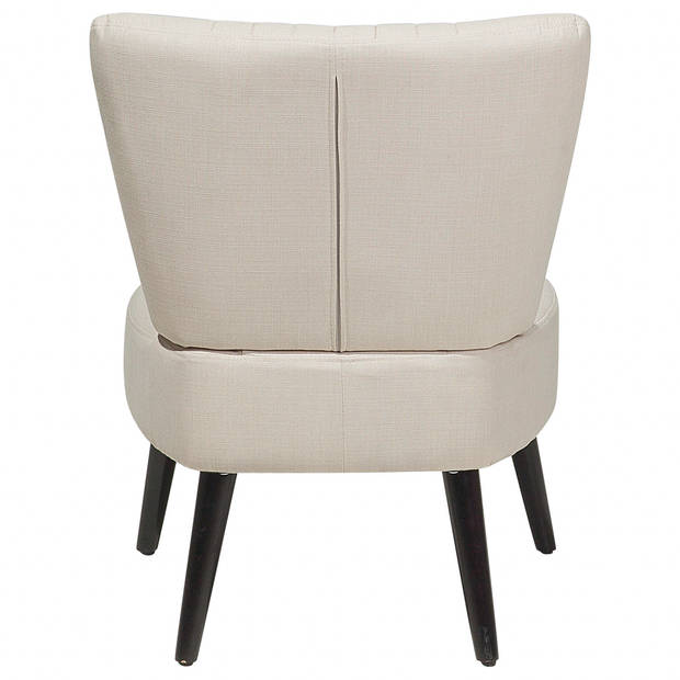 Beliani VAASA - Fauteuil-Beige-Polyester