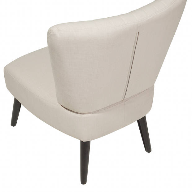 Beliani VAASA - Fauteuil-Beige-Polyester