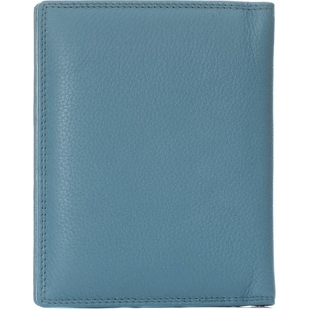 Paspoort hoesje - Compact - Leer - Lichtblauw