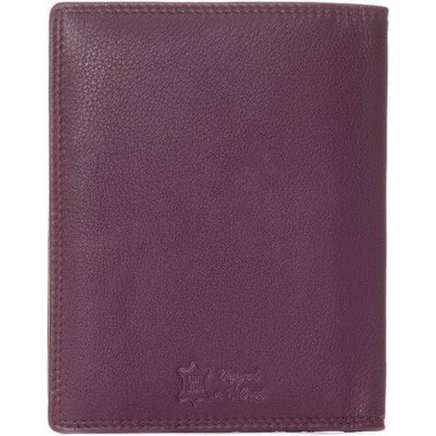 Paspoort hoesje - Klein - Leer - Fuchsia