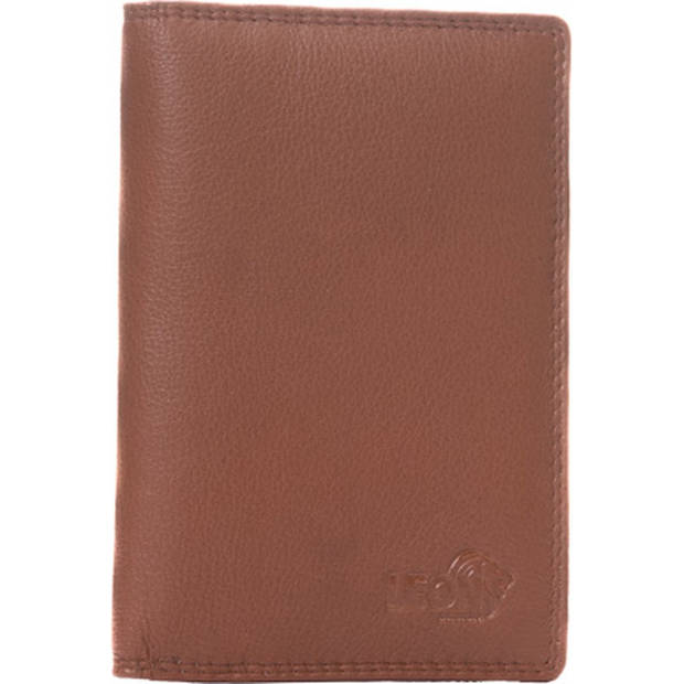 Paspoort hoesje - Leer - Cognac bruin