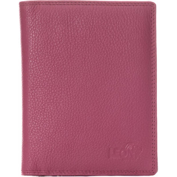 Paspoort hoesje - Compact - Leer - Roze