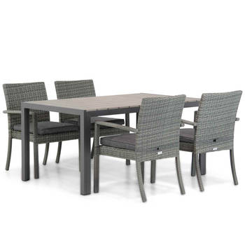 Domani Furniture Albergo/Young 155 cm dining tuinset 5-delig