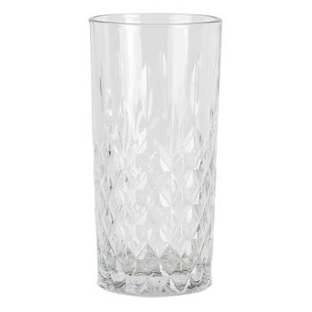 Clayre & Eef Waterglas 300 ml Glas Drinkbeker Transparant Drinkbeker