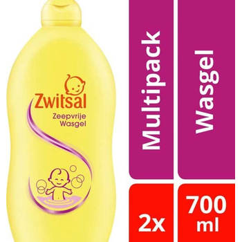Baby Zeepvrije Wasgel - Extra mild & zacht - Met Pompje - 2x 700ml c