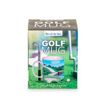 Golf Mok - Leuk voor golfliefhebbers - Met golf bal en golf club - Keramisch - Grappige Mokken - Golf cadeau - Original
