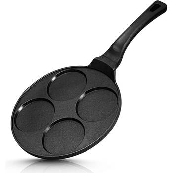 Kadirelli Pancake Pan - 4 Kop - Pancake Maker - Pannenkoekenpan - Crêpemaker - Inductie