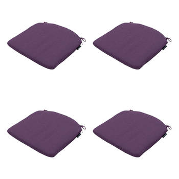 Madison - Zitkussen Panama Purple - 46x48cm - 4 Stuks