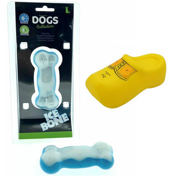 Honden Speelgoed Verkoelende ijsbotje - 5 x 3,5 x 11,5 cm - nu met Klompje