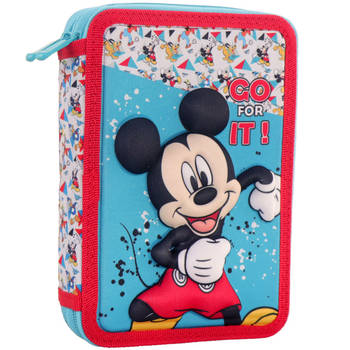 Disney Mickey Mouse Go for it! gevuld etui - 3D - 21 x 15 x 5 cm - Multi