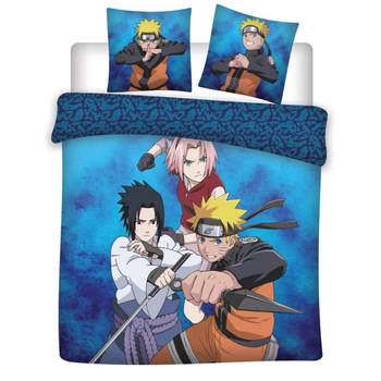 Naruto Dekbedovertrek, Jutsu - Lits Jumeaux - 240 x 220 cm + (2) 65 x 65 cm - Katoen