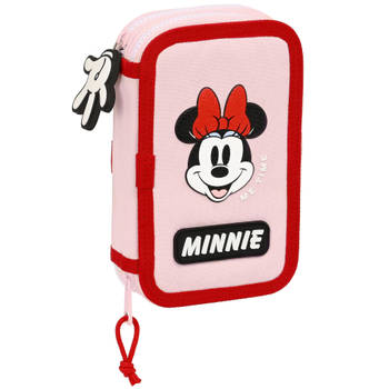 Disney Minnie Mouse Gevuld etui, Me Time -28 stuks - 19,5 x 12,5 x 4 cm - Polyester