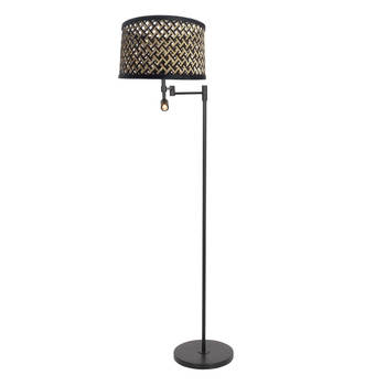 Steinhauer vloerlamp Stang - zwart - metaal - 3717ZW