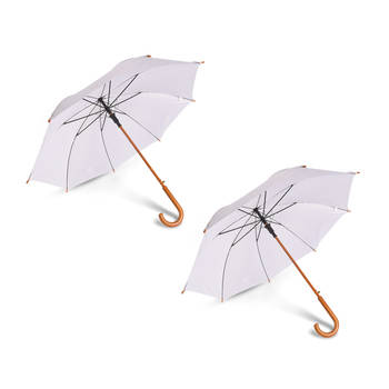 Paraplu aluminium Polyester aantal ribben: 8 Stevige paraplu 102 cm Diameter Veilig Desig Automatische