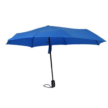 Stormparaplu's 107 cm Automatische paraplu Windsnelheid:tot 80km/h Paraplu Blauwe Ideaal voor Kamperen &