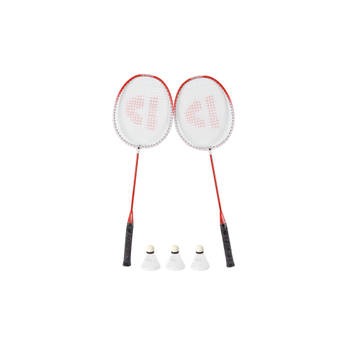 Hoogwaardige Badminton Racket Set - Plastic en Metaal - 67cm Lengte - 20cm Breedte