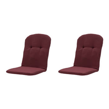 Madison - Hoge kuip - Panama bordeaux - 45x96 - Rood - 2 Stuks