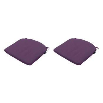 Madison - Zitkussen Panama Purple - 46x48cm - 2 Stuks