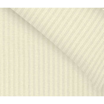 Lanotte® - Amalfi Collectie - Dekbedovertrek - Satin Stripe - Créme - 2 Kussenslopen 60x70 cm - 240x200/220 cm