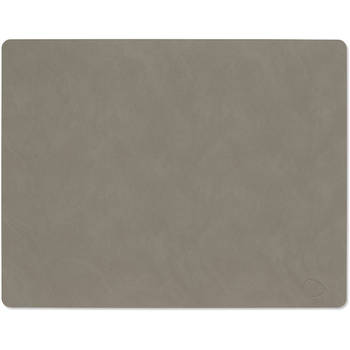 LIND DNA Placemat Nupo - Leer - Flint Grey - 45 x 35 cm