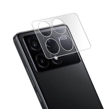 Basey Xiaomi Poco X6 Pro 5G Screenprotector Tempered Glass Beschermglas - Transparant