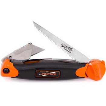 Swanson Savage Utility tool met (decoupeer)zaag en stanleymes