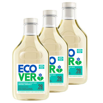 Ecover Wasmiddel Voordeelverpakking 3 x 1,43L - Ecologisch & Universeel - Kamperfoelie & Jasmijn Geur