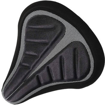 Durable Bicycle Saddle Cover made of Black Polyester - Protection for Bicycle Saddles - 29x20x2.5 cm