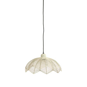 Light & Living - Hanglamp ESPELO - Ø35x15cm - Wit