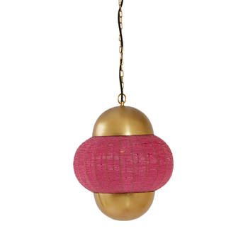 Light & Living - Hanglamp CETARA - Ø33x38cm - Roze