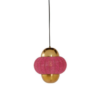 Light & Living - Hanglamp CETARA - Ø26x28cm - Roze