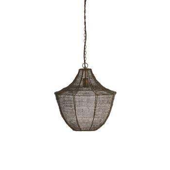 Light & Living - Hanglamp SHARIKA - Ø40x44cm - Brons