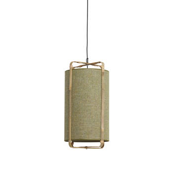 Light & Living - Hanglamp SENDAI - Ø32x60cm - Groen