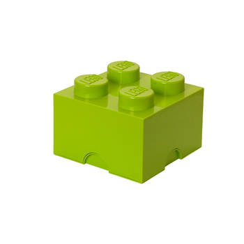 LEGO - Opbergbox Brick 4, Limegroen - LEGO