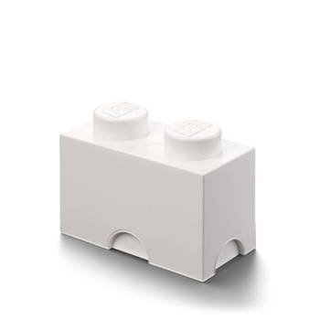 Lego - Opbergbox Brick 2 - Polypropyleen - Wit