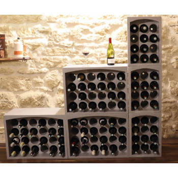Flessen Rek voor 24 flessen - Stapelbaar 67 x 29,5 x 50 cm
