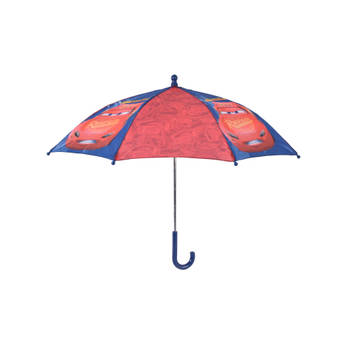 Donker Blauwe & Rode Paraplu 55.5cm Lengte Metaal & Polyester Niet Automatisch 68cm Breed Paraplu voor