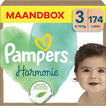 Pampers - Harmonie - Maat 3 - Maandbox - 174 stuks - 6/10 KG