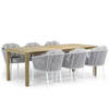 Santika Novita/Weston 210 cm dining tuinset 7-delig